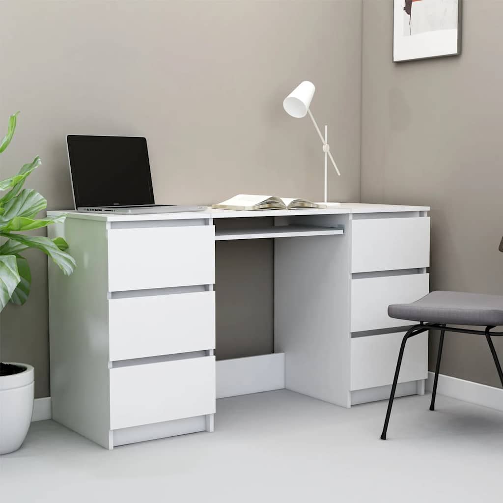 Writing Desk 140X50X77 Cm Engineered Wood