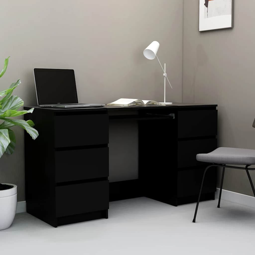 Writing Desk 140X50X77 Cm Engineered Wood