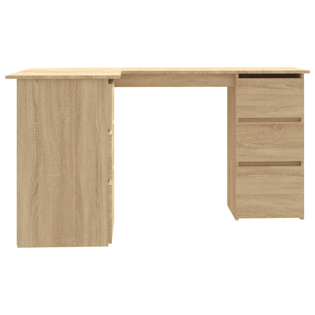 Corner Desk 145X100X76 Cm Engineered Wood