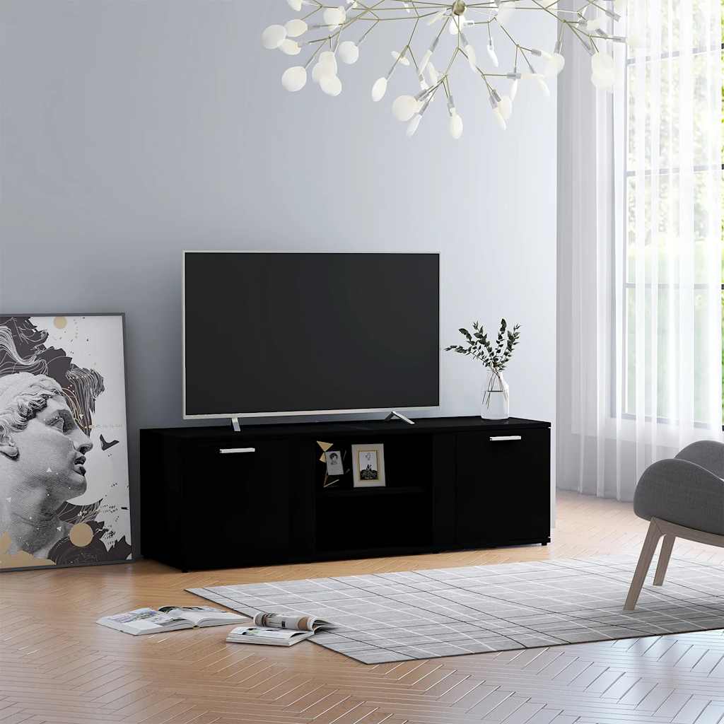 Tv Cabinet 120X34X37 Cm Engineered Wood
