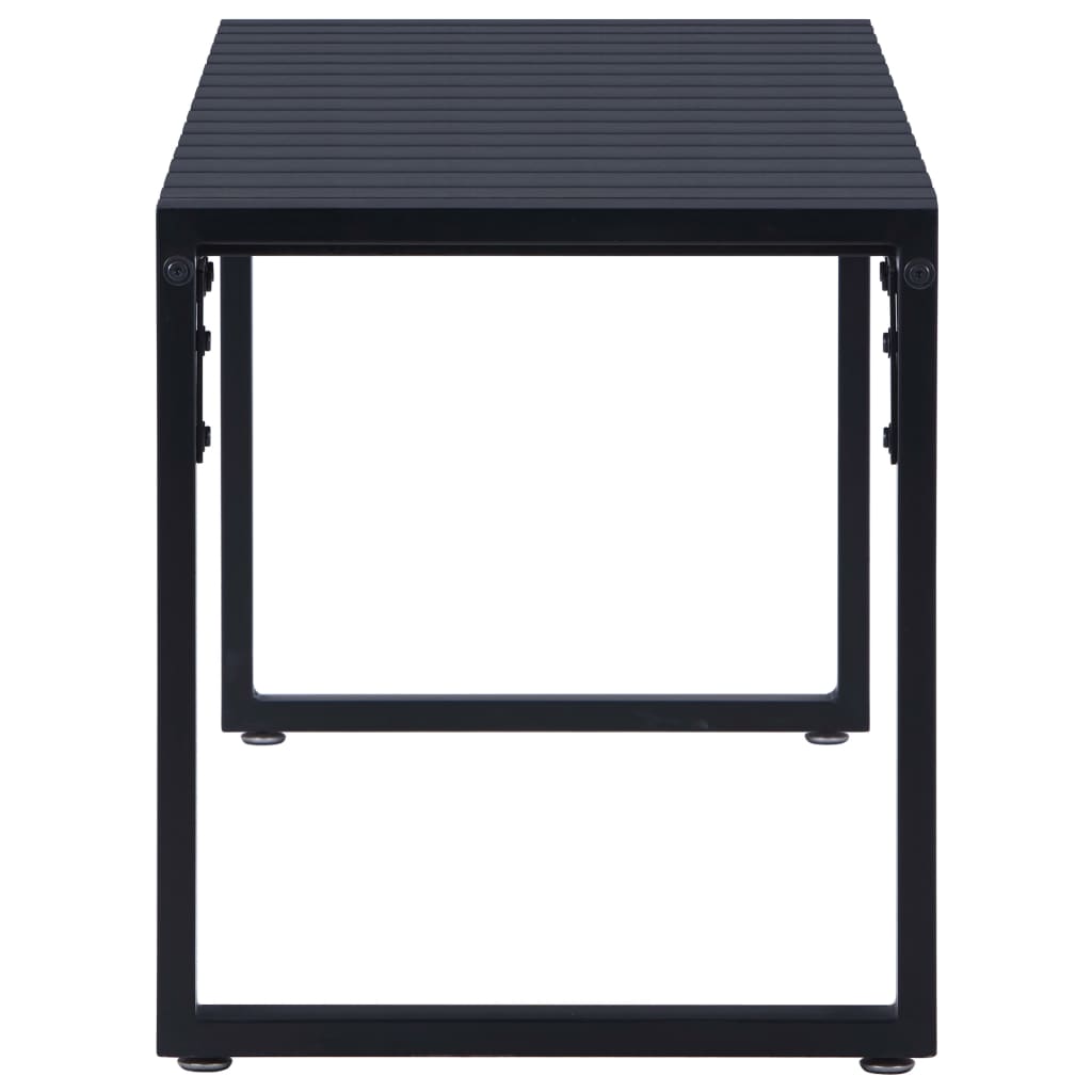 Garden Bench 120.5 Cm Ps Board Black