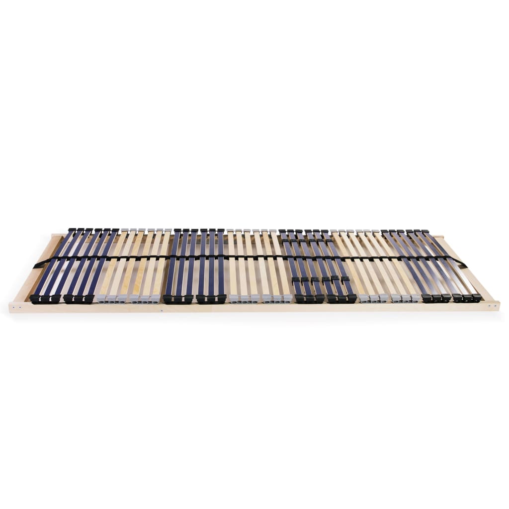Slatted Bed Bases Without Mattress 2 Pcs With