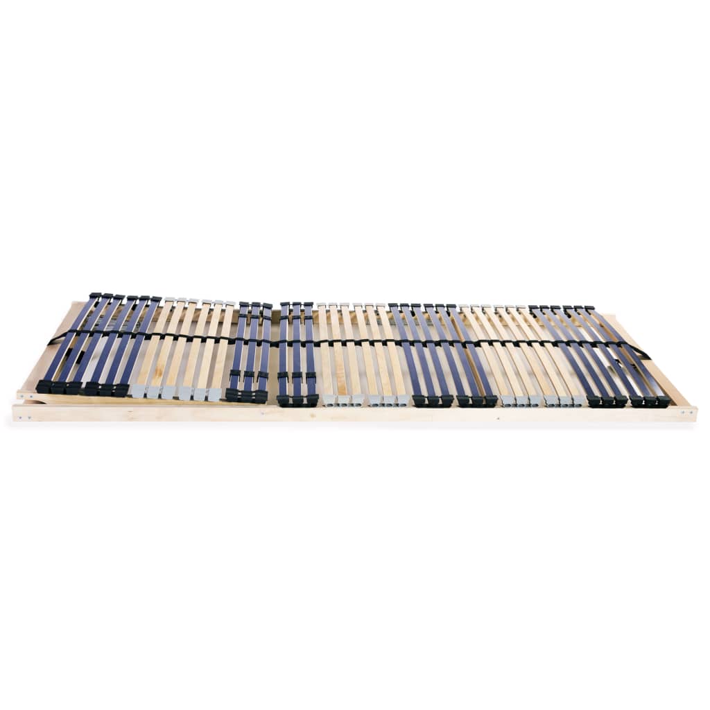 Slatted Bed Bases Without Mattress 2 Pcs With
