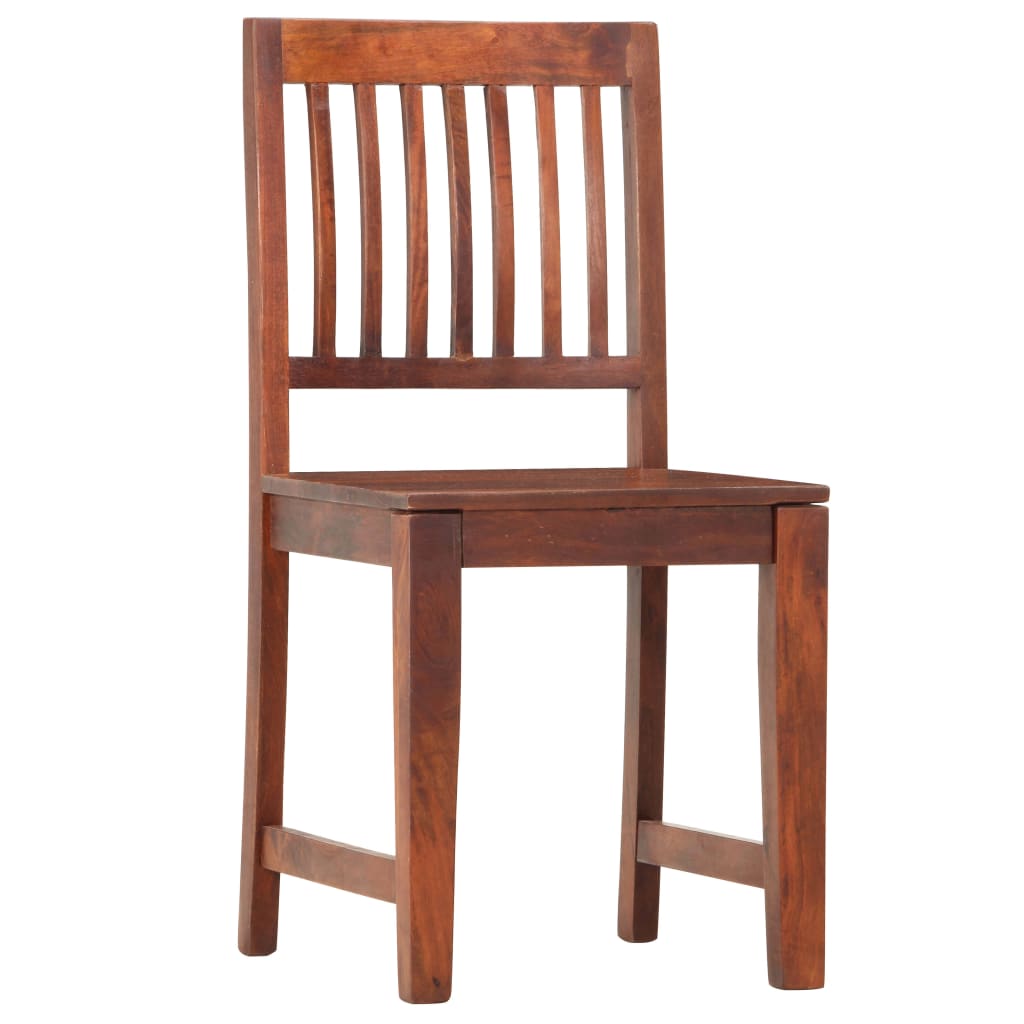 Dining Chairs 6 Pcs Solid Mango Wood