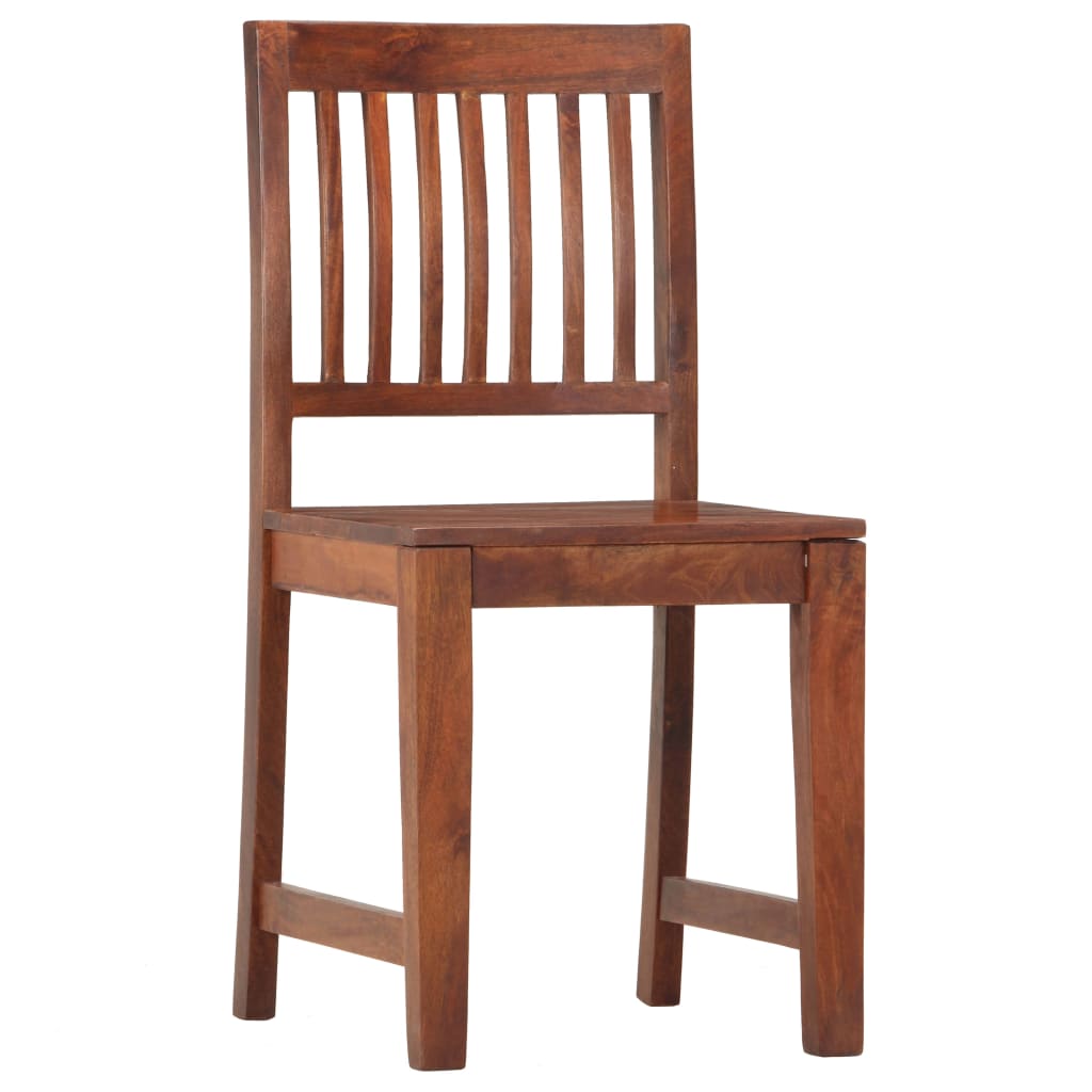 Dining Chairs 6 Pcs Solid Mango Wood