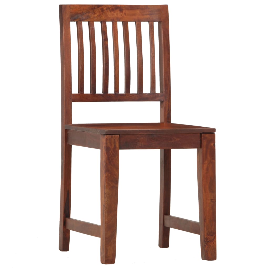 Dining Chairs 6 Pcs Solid Mango Wood