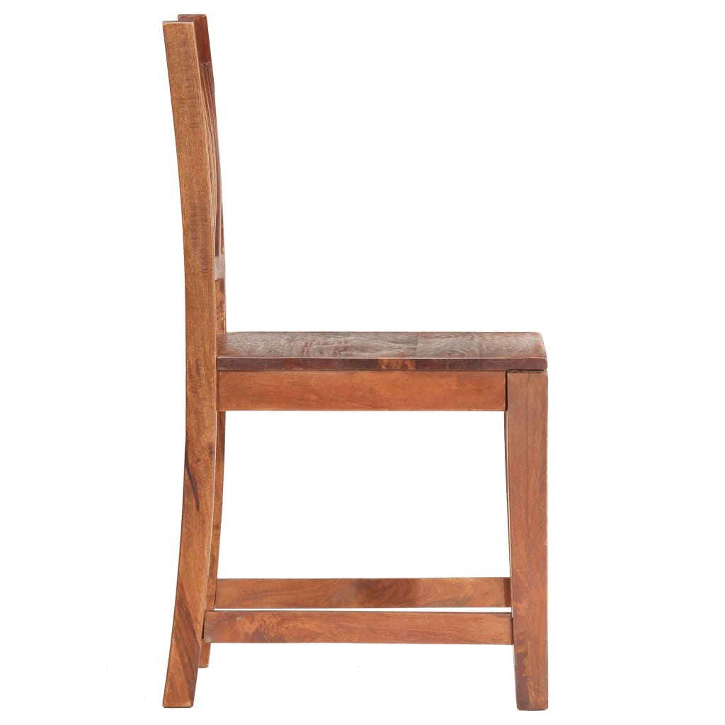 Dining Chairs 6 Pcs Solid Mango Wood