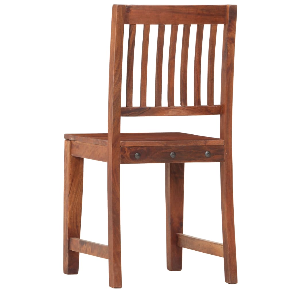Dining Chairs 6 Pcs Solid Mango Wood