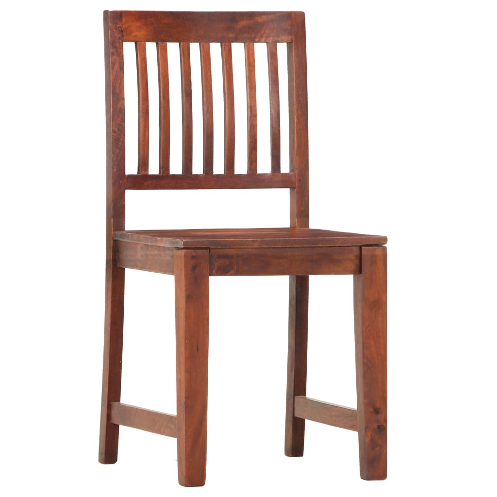Dining Chairs 6 Pcs Solid Mango Wood