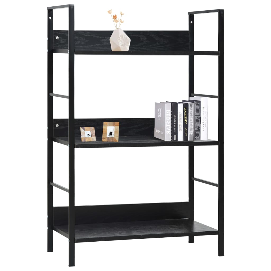 3-Layer Book Shelf 60X27.6X Engineered Wood