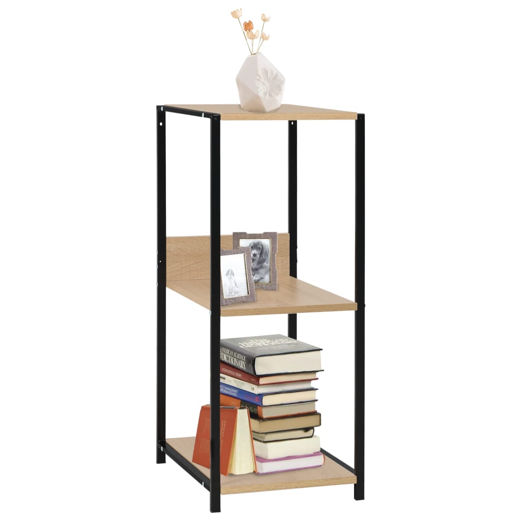 Small Straight Book Shelf 33.5X39.6X79.7 Cm Engineered Wood