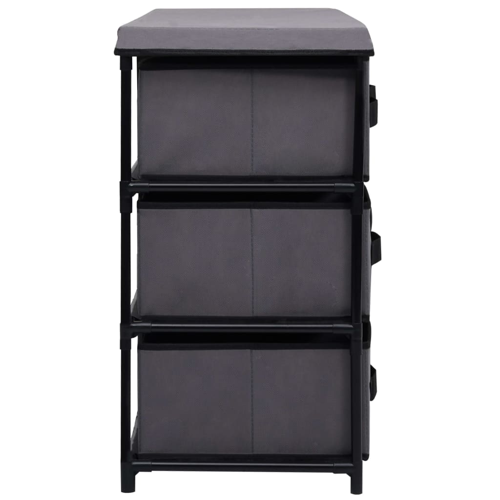 Storage Cabinet With 6 Drawers 55X29X55 Cm Steel