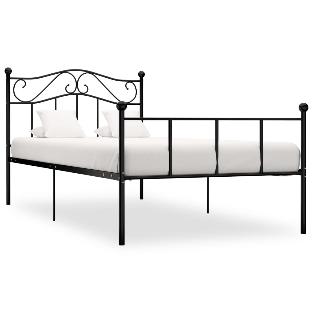 284538 Bed Frame Without Mattress Metal