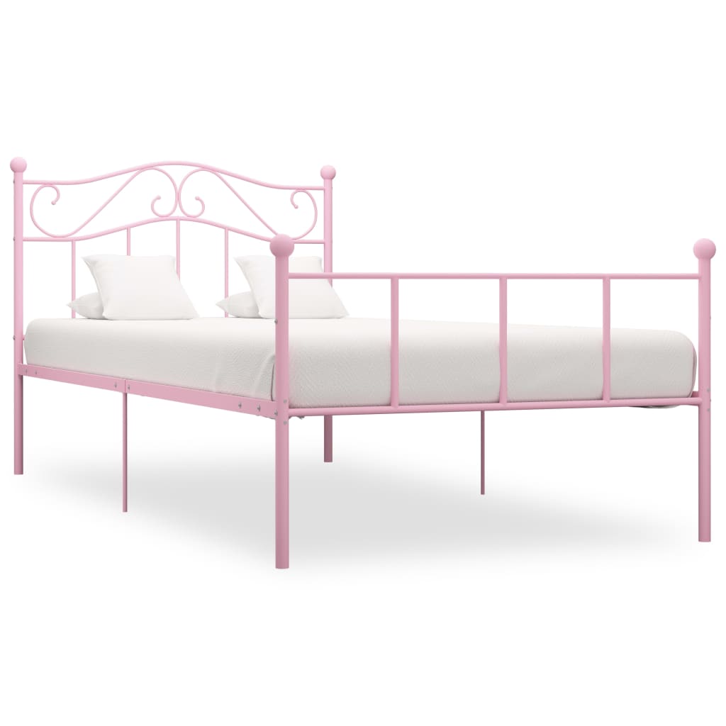 284538 Bed Frame Without Mattress Metal