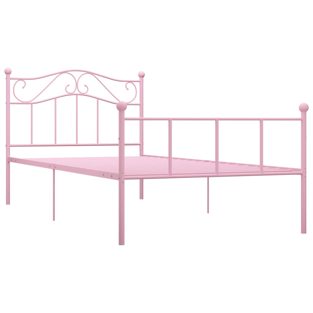 284538 Bed Frame Without Mattress Metal