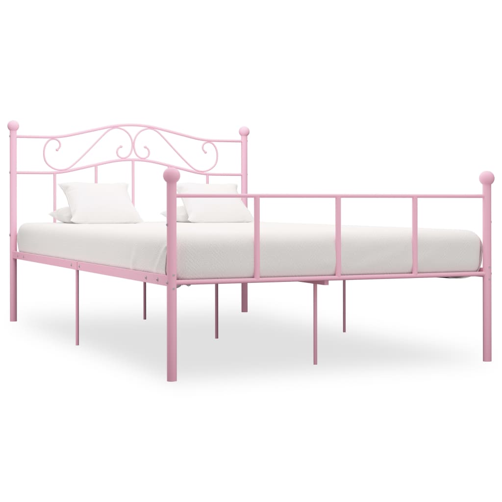 284538 Bed Frame Without Mattress Metal