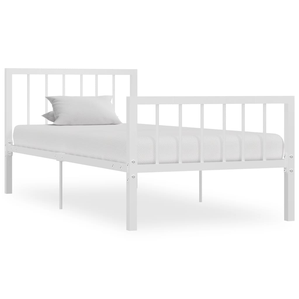 284567 Bed Frame Without Mattress Metal Super King