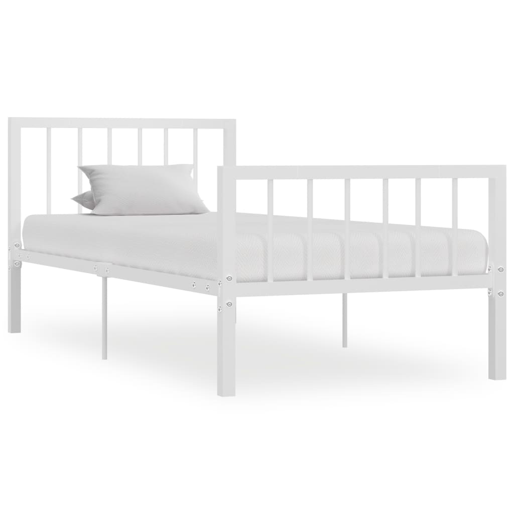 284567 Bed Frame Without Mattress Metal Super King