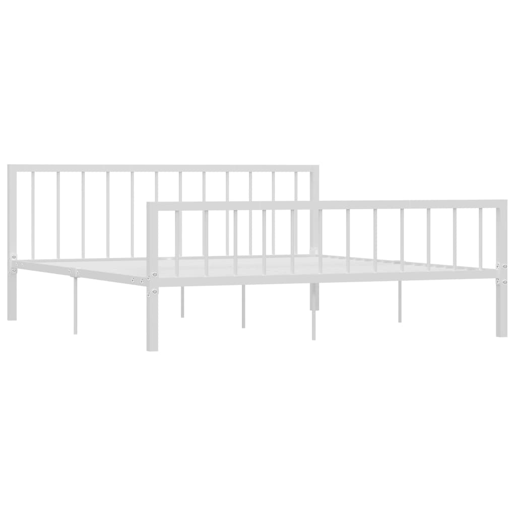 284567 Bed Frame Without Mattress Metal Super King