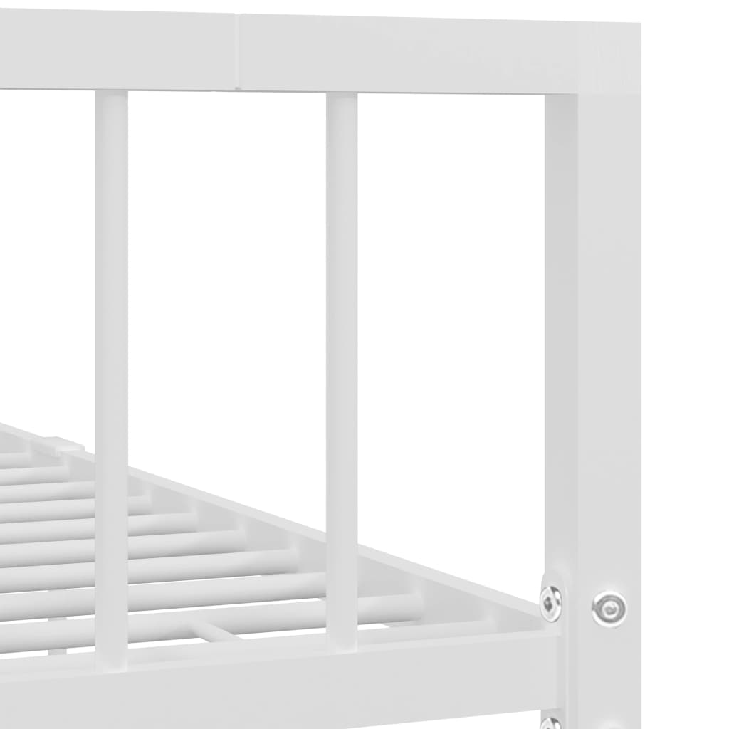 284567 Bed Frame Without Mattress Metal Super King