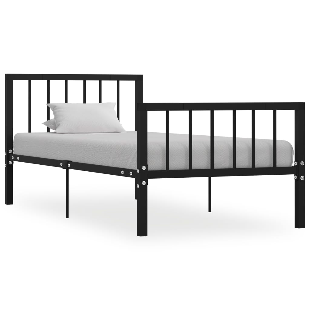 284567 Bed Frame Without Mattress Metal Super King