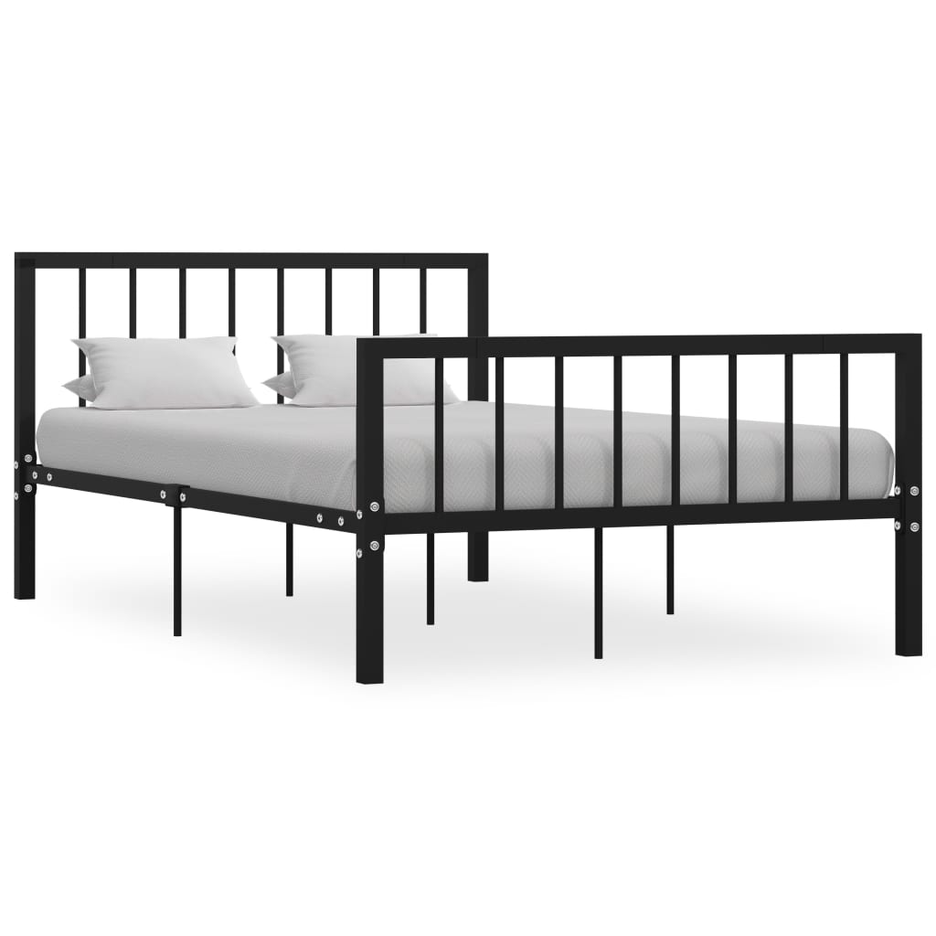 284567 Bed Frame Without Mattress Metal Super King