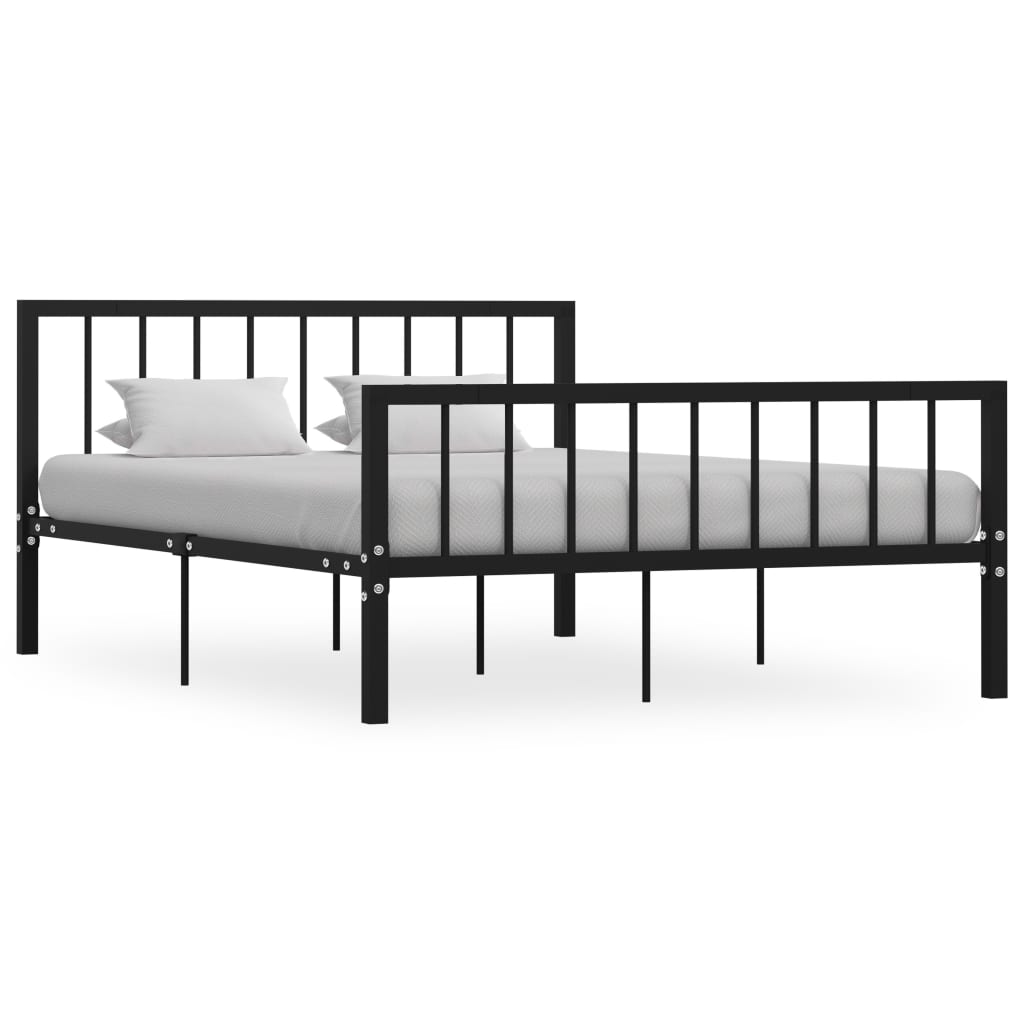 284567 Bed Frame Without Mattress Metal Super King