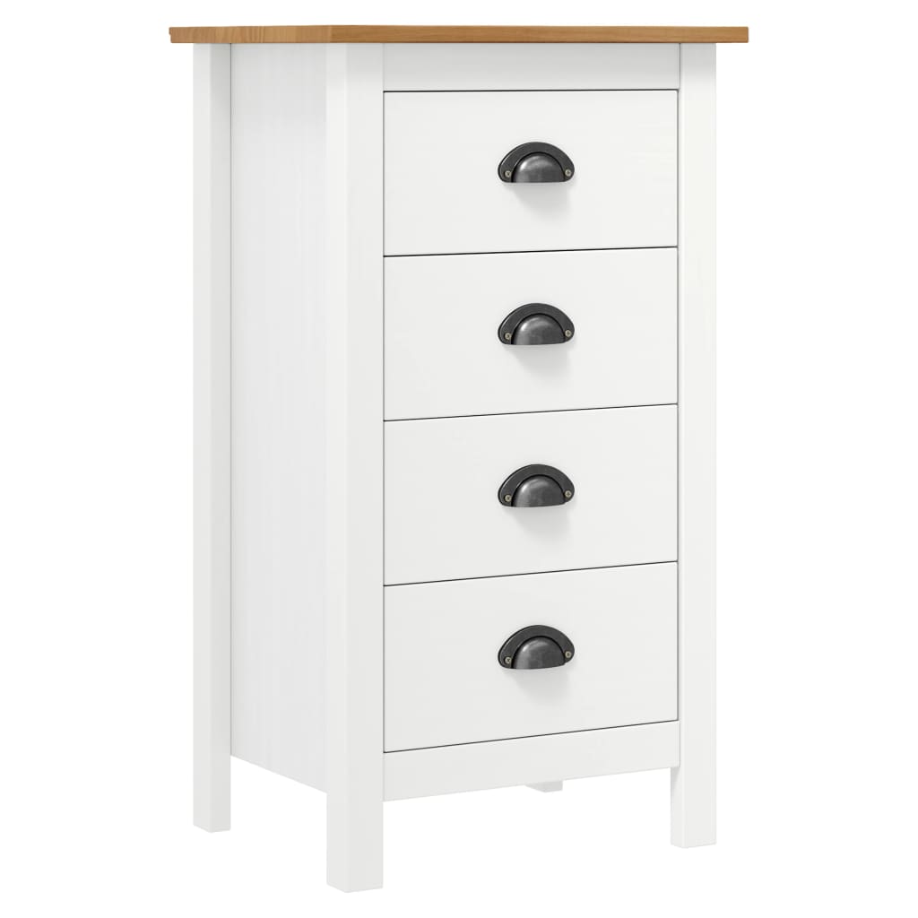 Sideboard Hill White Solid Pine Wood