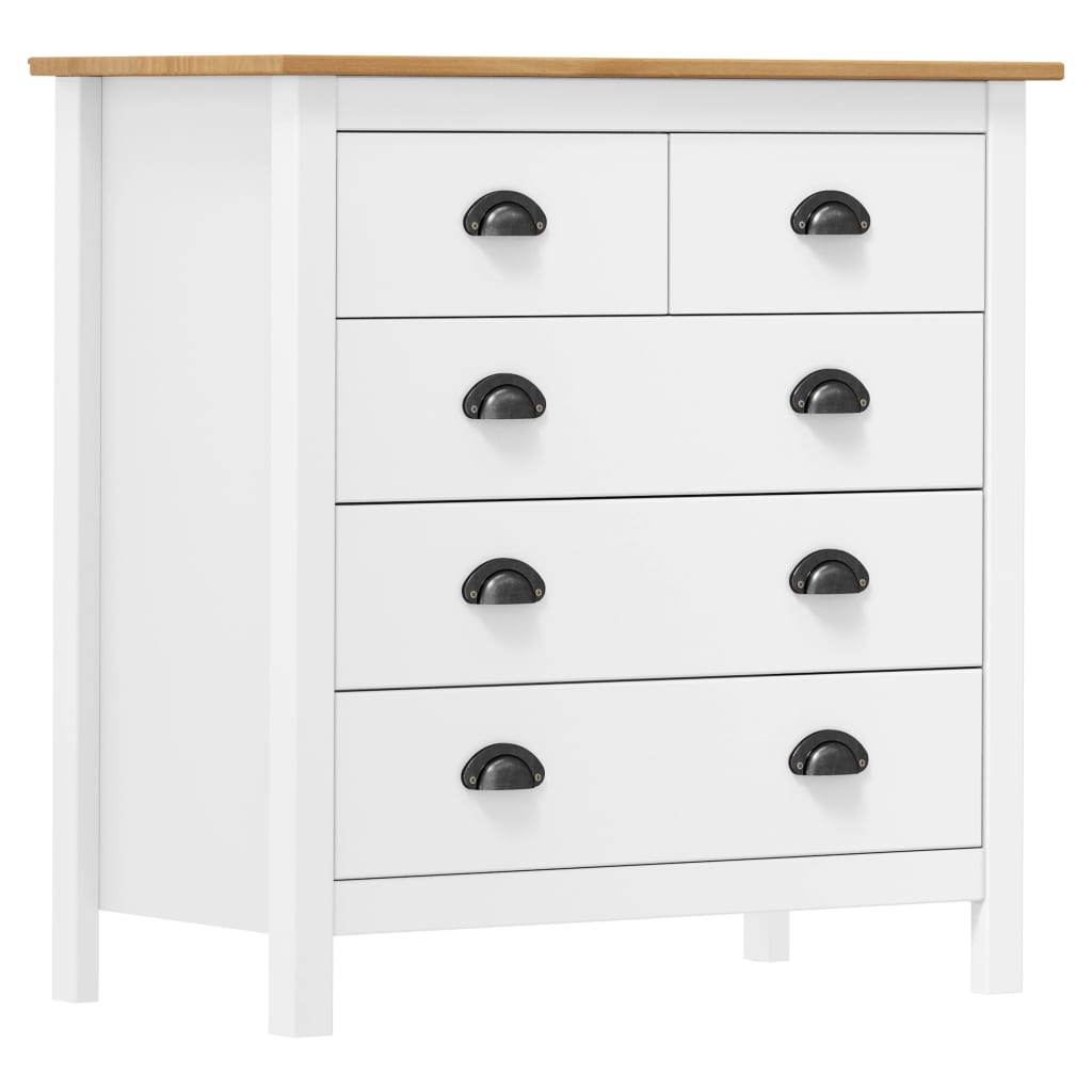 Sideboard Hill White Solid Pine Wood