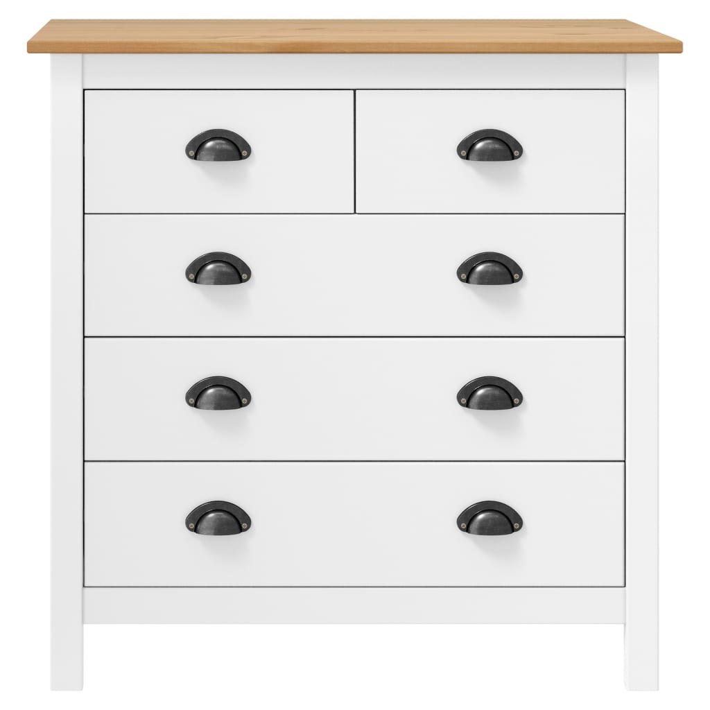 Sideboard Hill White Solid Pine Wood