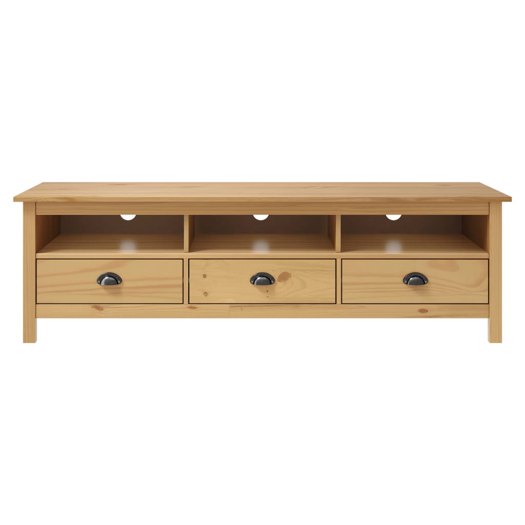 Tv Cabinet Hill Honey 158X40X47 Cm Solid Pine Wood