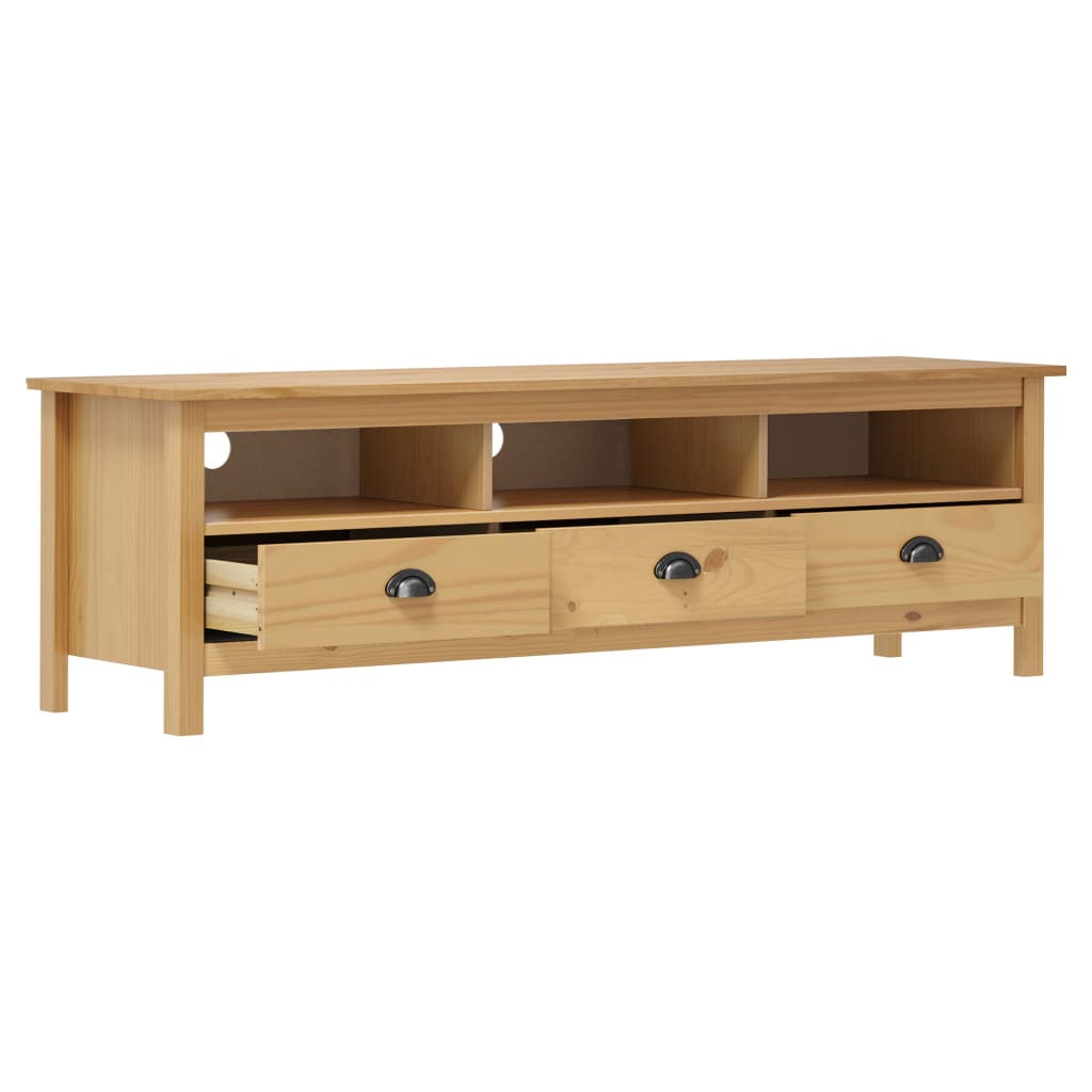 Tv Cabinet Hill Honey 158X40X47 Cm Solid Pine Wood