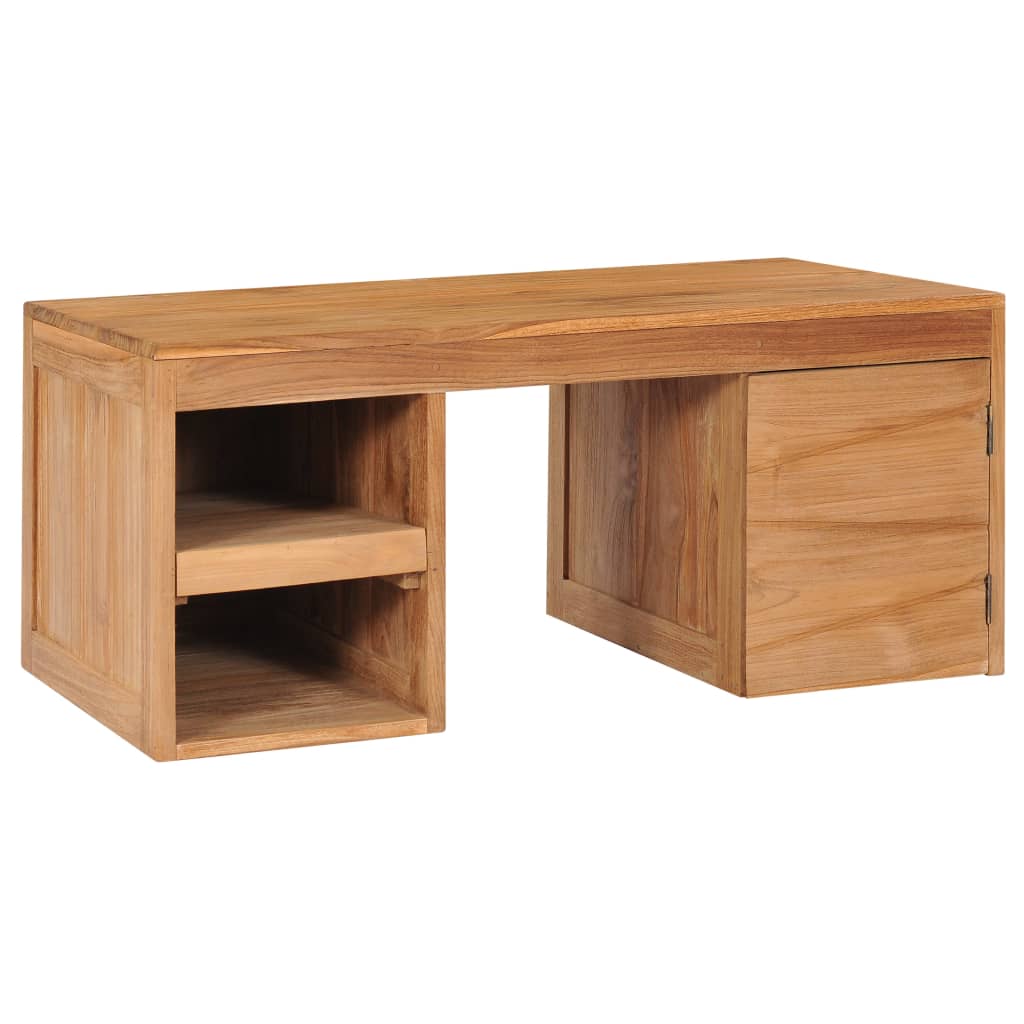 Coffee Table 90X50X40 Cm Solid Teak Wood