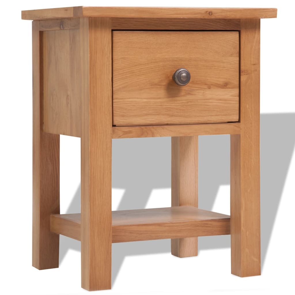 Nightstands 2 Pcs 36X30X47 Cm Solid Oak Wood