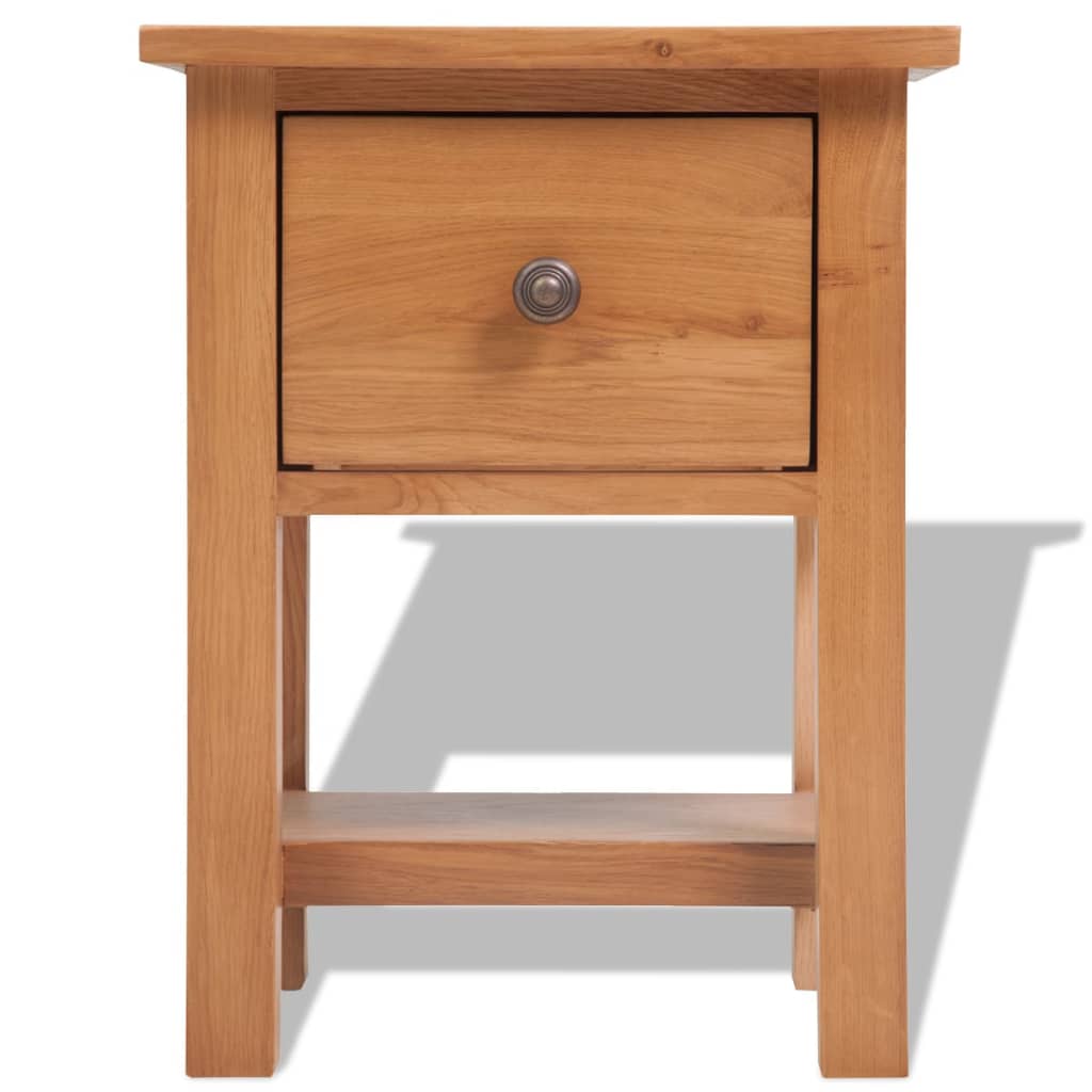 Nightstands 2 Pcs 36X30X47 Cm Solid Oak Wood