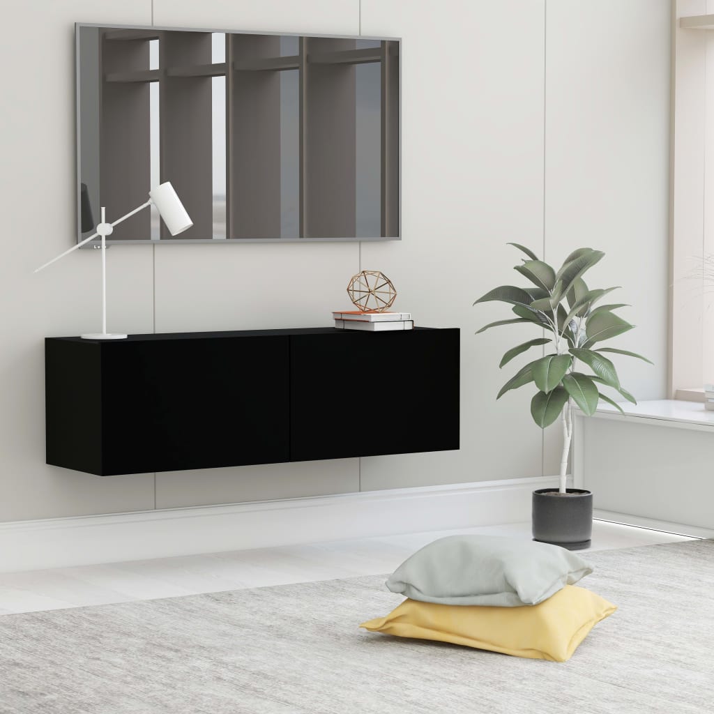 Tv Wall Cabinet 120X30X30 Cm Engineered Wood