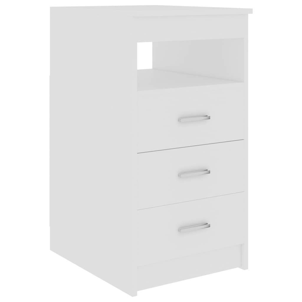 Drawer Cabinet 40X50X76 Cm Engineered Wood