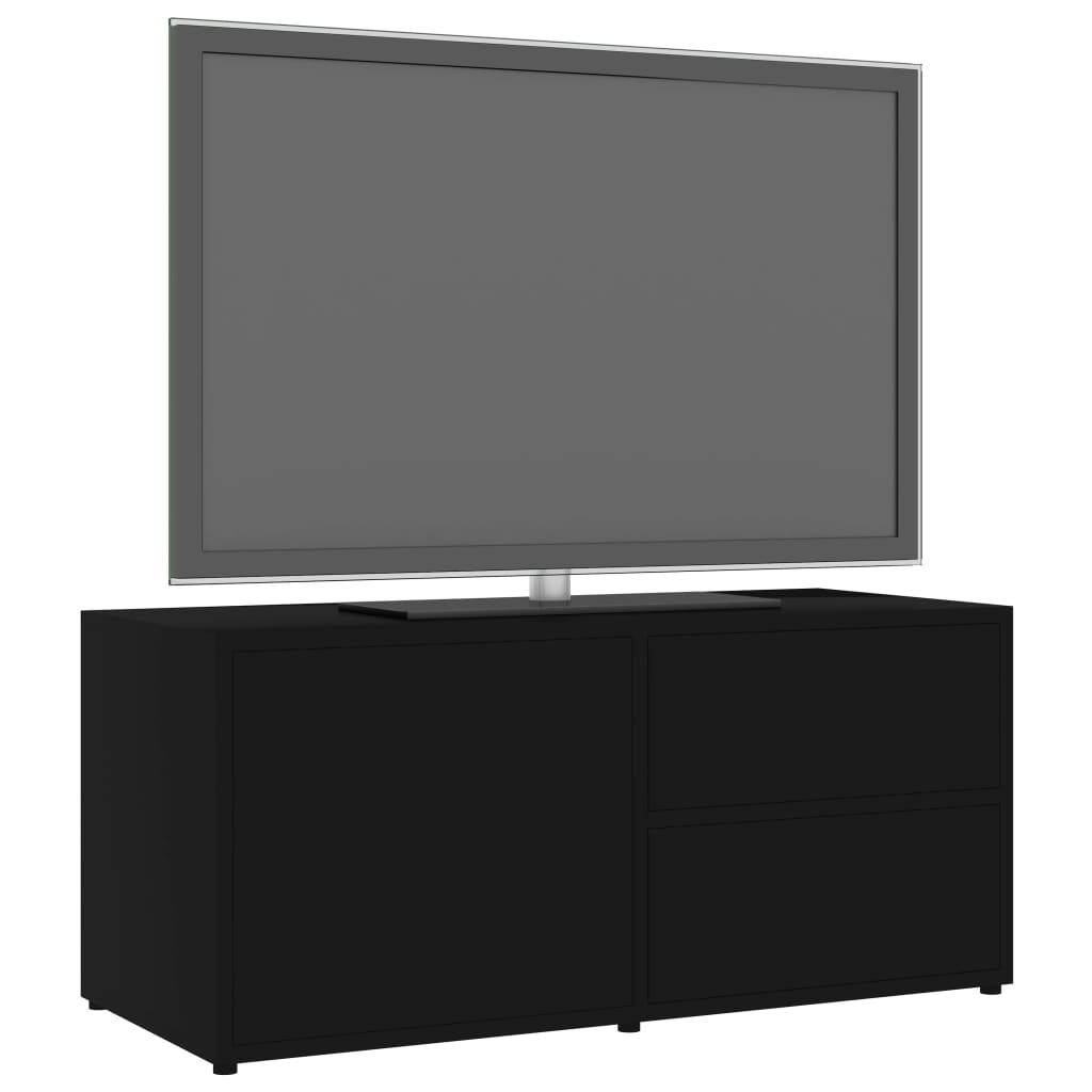 Tv Cabinet 80X34X36 Cm Engineered Wood