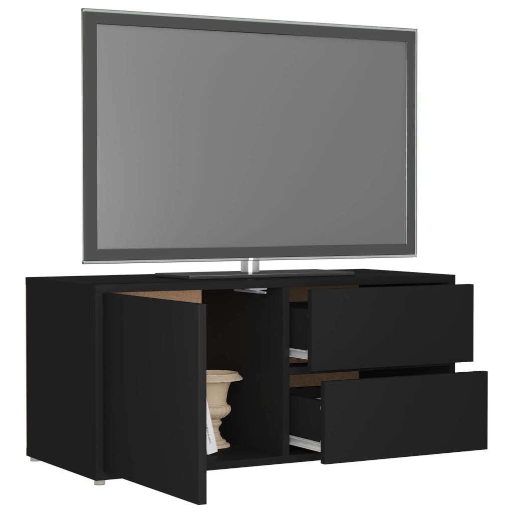 Tv Cabinet 80X34X36 Cm Engineered Wood