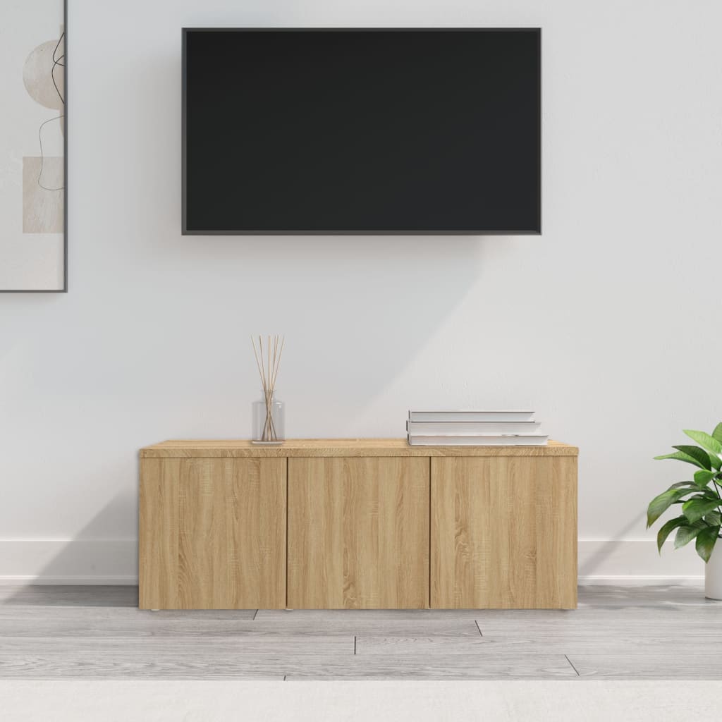 Tv Cabinet 80X34X30 Cm Engineered Wood