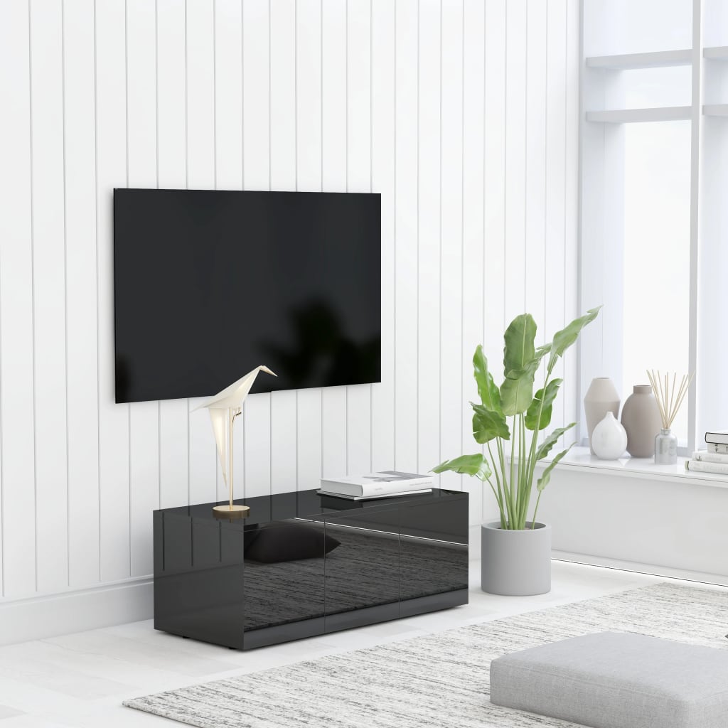 Tv Cabinet 80X34X30 Cm Engineered Wood