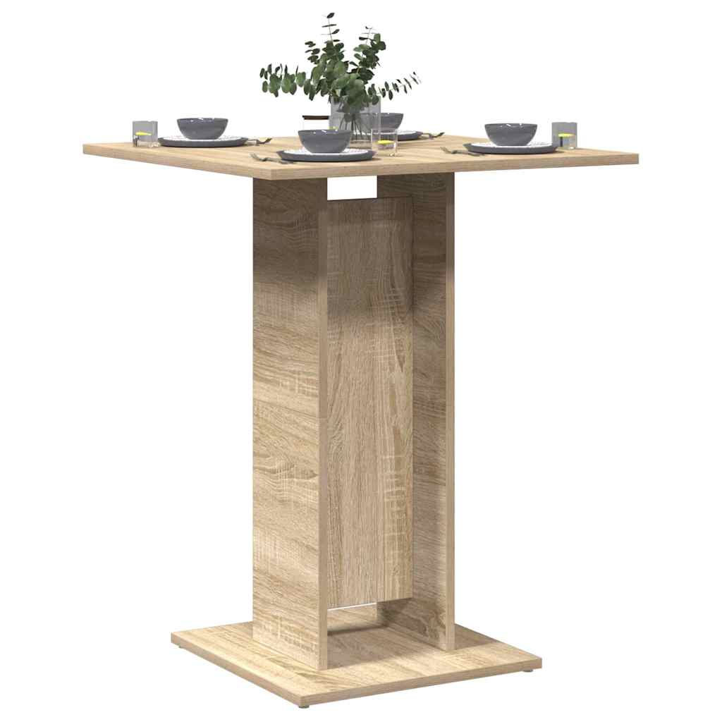 Bistro Table 60X60X75 Cm Engineered Wood