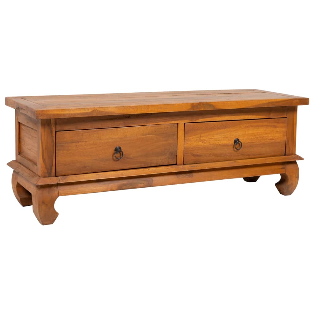 Tv Cabinet 110X35X40 Cm Reclaimed Teak Wood