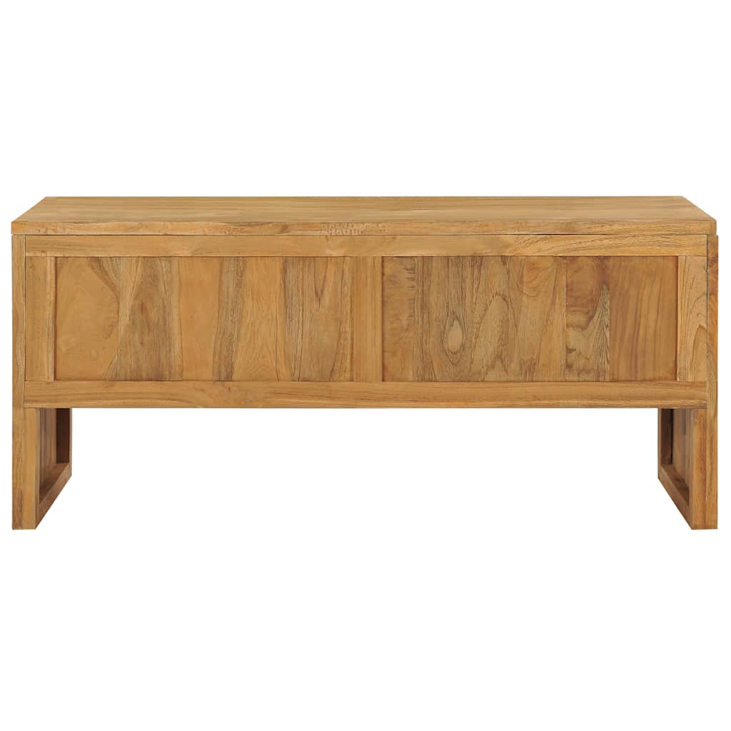 Tv Cabinet 100X35X45 Cm Solid Teak Wood