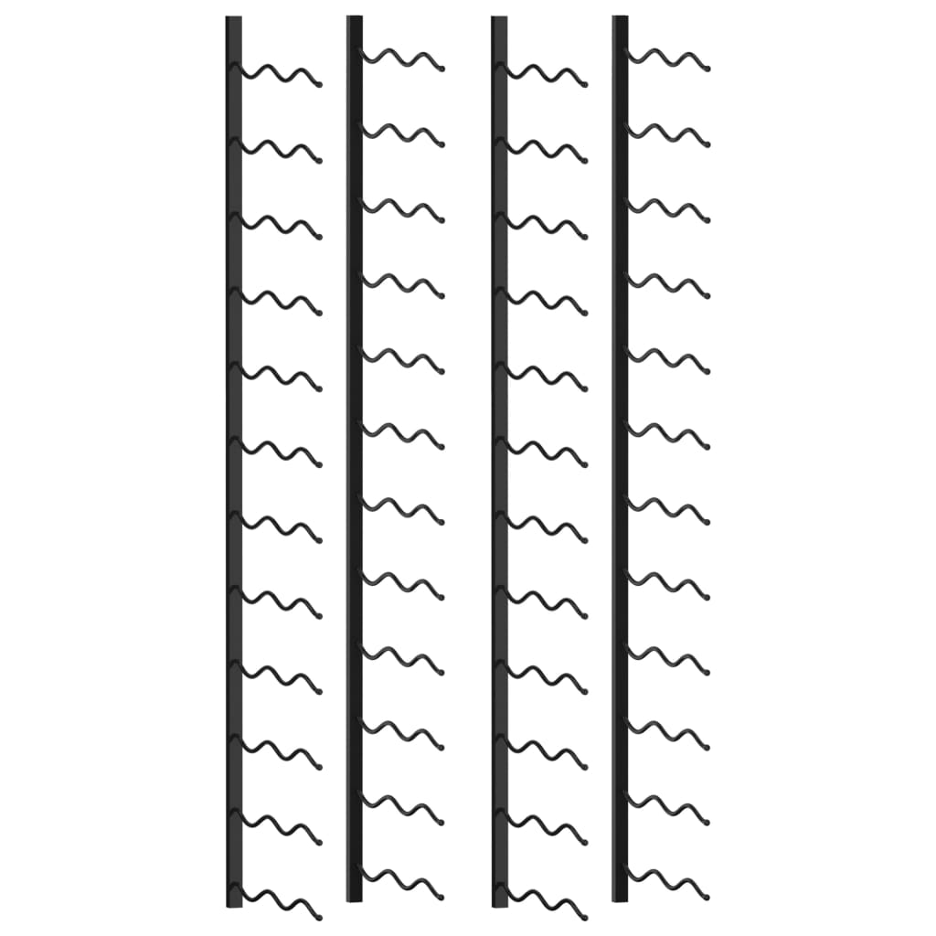 Wall Mounted Wine Rack For 36 Bottles Iron