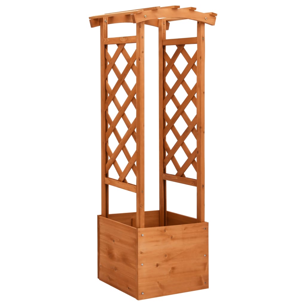 Trellis Planter With Arch Firwood