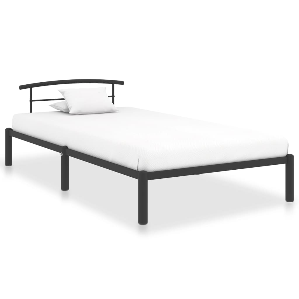 284657 Bed Frame Without Mattress Metal