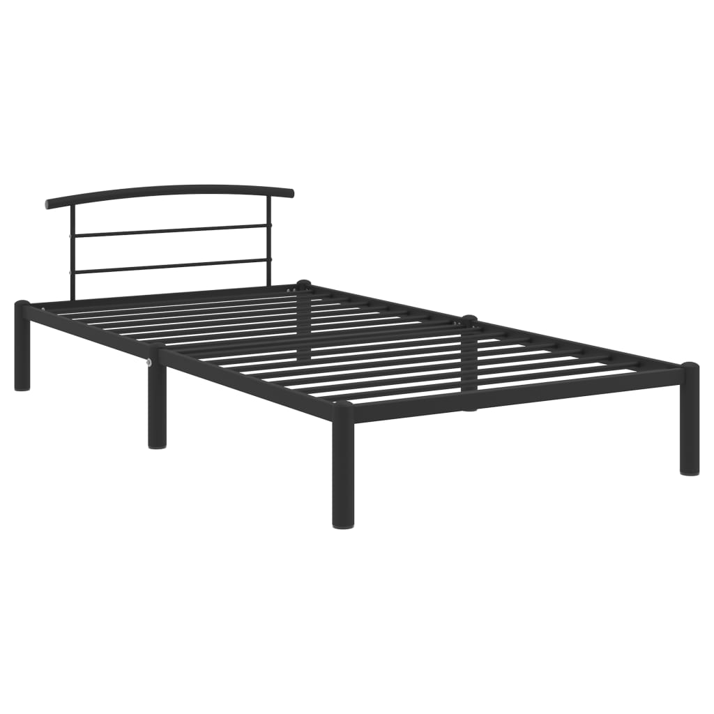 284657 Bed Frame Without Mattress Metal