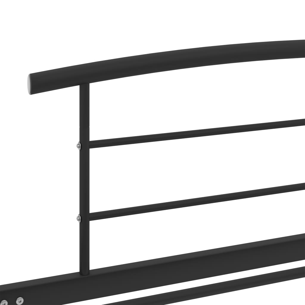 284657 Bed Frame Without Mattress Metal
