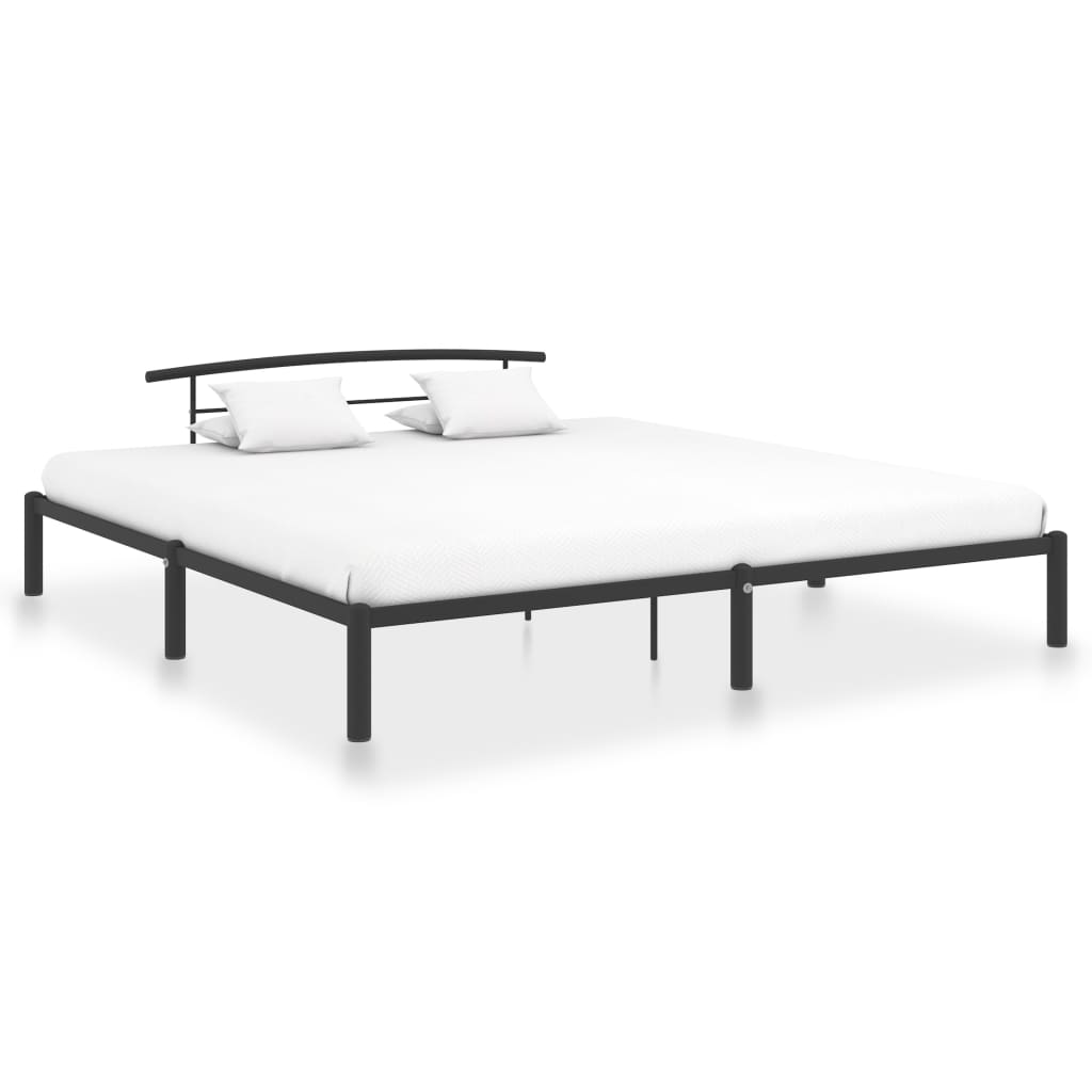 284657 Bed Frame Without Mattress Metal